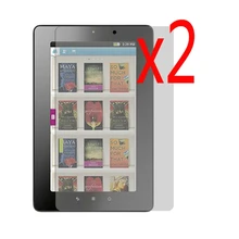 2x пленка+ 2x ткань, розничная посылка прозрачный ЖК-экран протектор Защитные пленки пленка охранники для Kobo VOX K080 " Электронная книга читалка