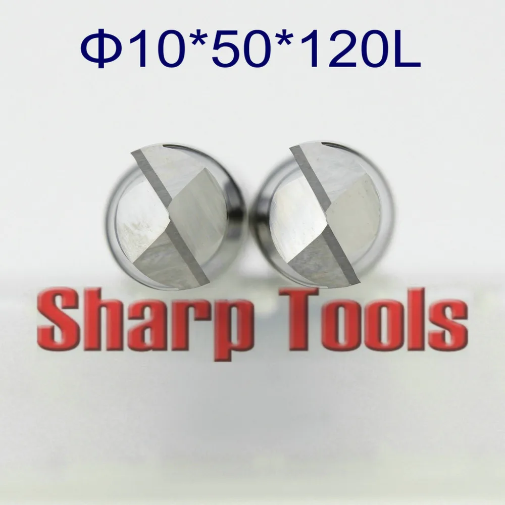 10*50MM 2 Flute Carbide End Mill CNC Router Bits for Wood Set 120MM