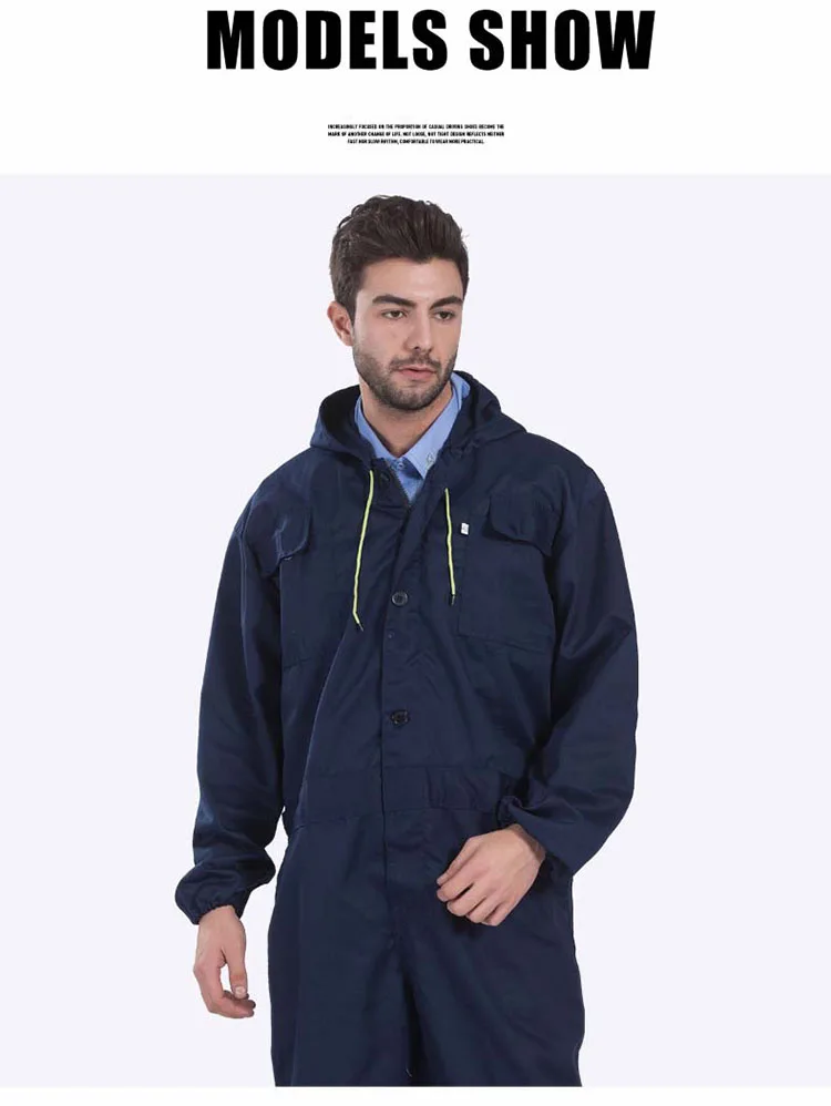 Men Work Clothing Long Sleeve Coveralls Large size Dust-proof Anti-pollution clothing Painting Auto Repair suits Overalls M-4XL (8)