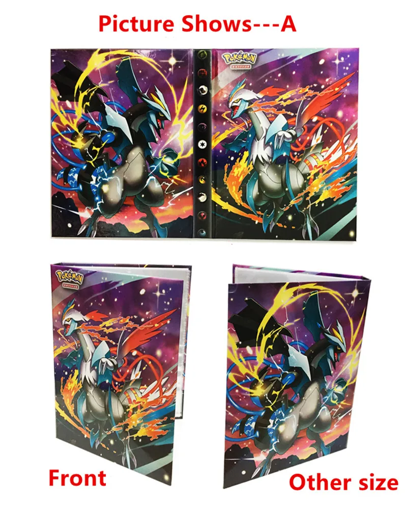Коллекция Пикачу Pokemon cards альбом книга Топ загруженный список игральных карт pokemon держатель Альбом игрушки для нового подарка