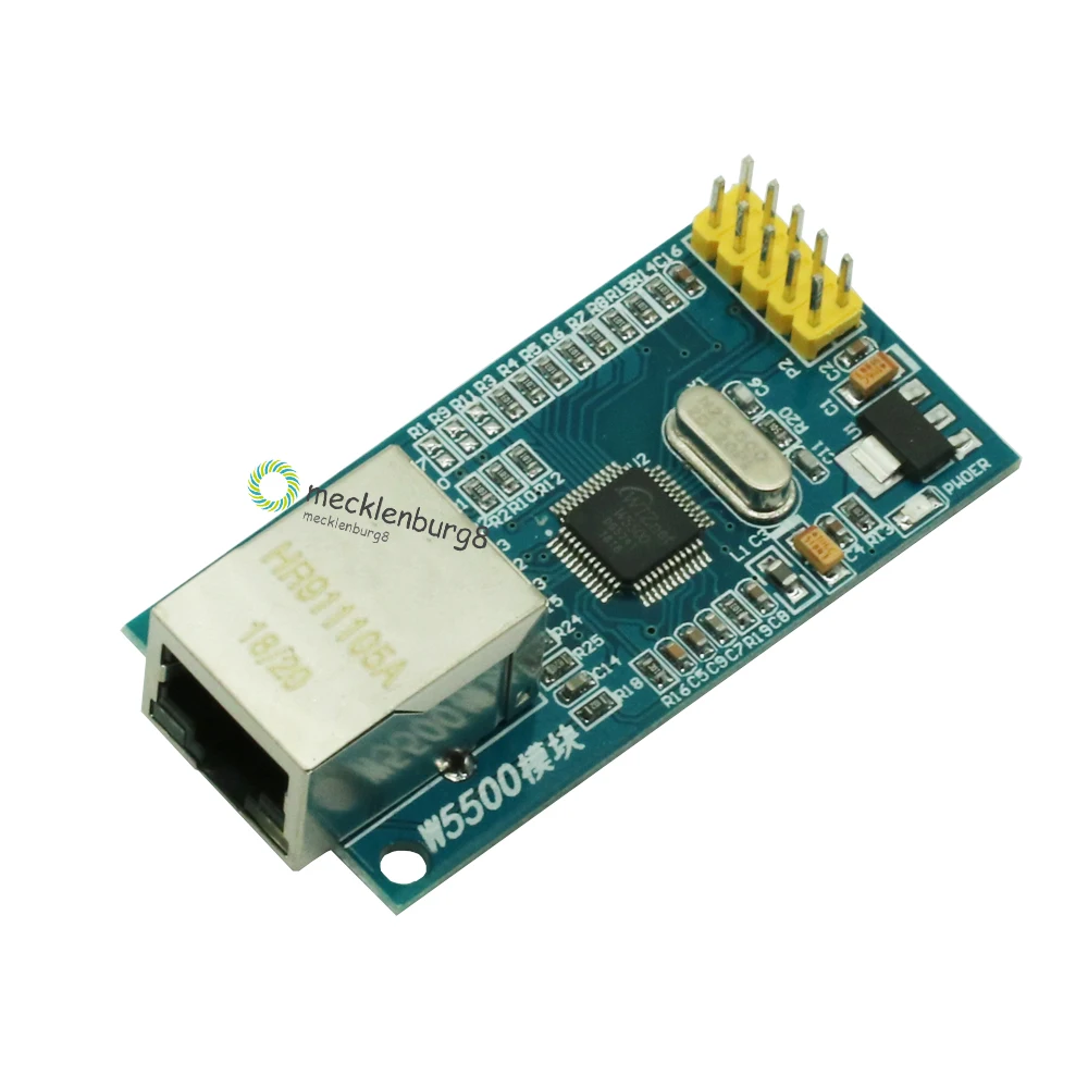 Замена W5100 Ethernet щит сетевой модуль W5500 поддержка TCP/IP 51/STM32 микроконтроллер с 32k байт SPI 3,3 В/5 В