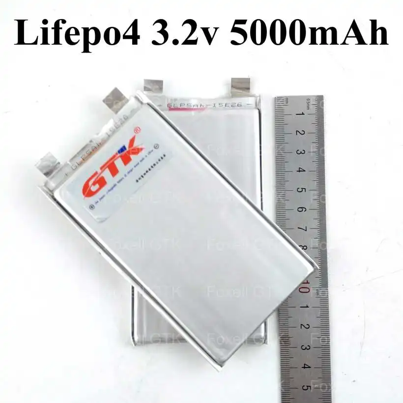 8pcs lifepo4 3.2v 5Ah cells 3.2v 5000mah 2C discharge 10a for diy battery pack 12v 4.5ah 10ah power tools Solar storage supply  (1)