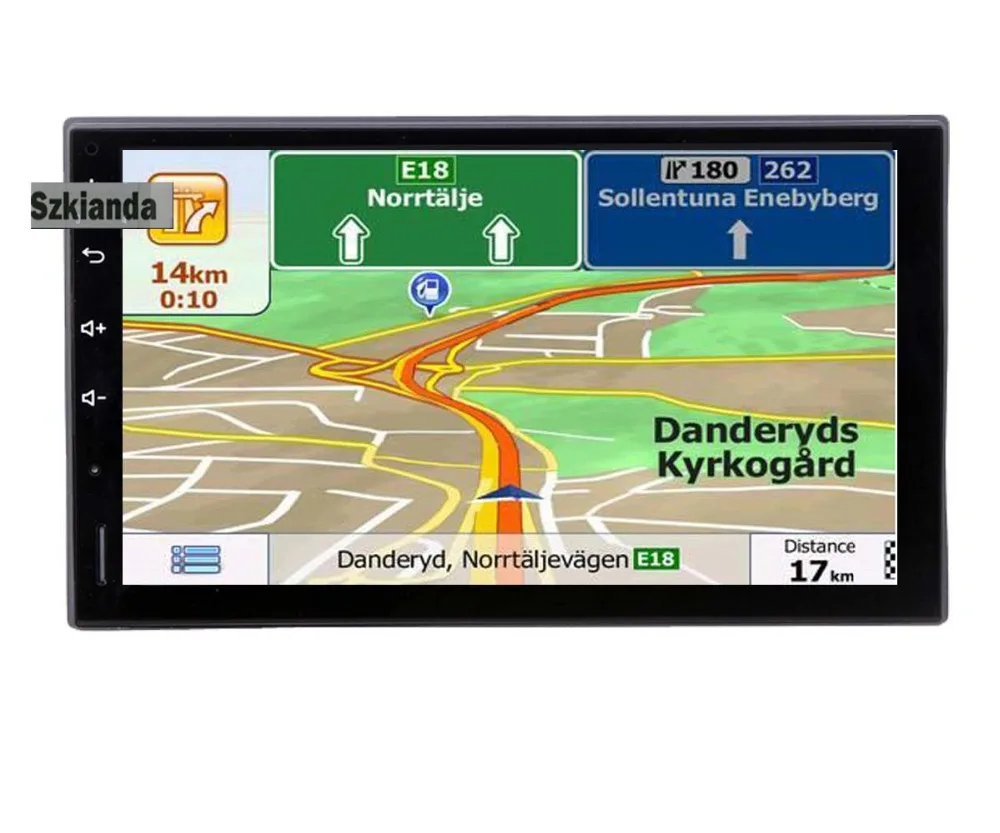 Discount Android 8.1 Car Radio 7 inch 2din DVD 1024x600 GPS Navigation Bluetooth USB 2 din Universal For Nissan VW Toyota Peugeot Player 3