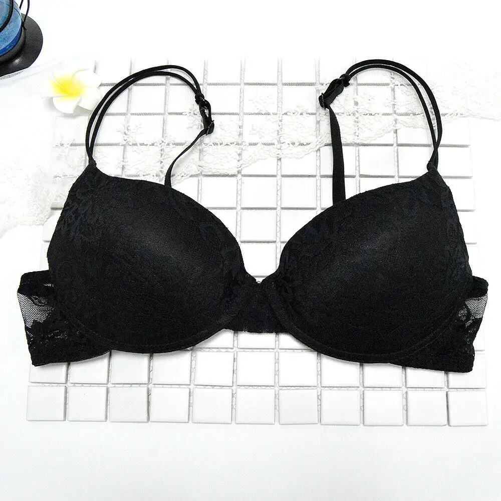 New Lingerie Sexy women's underwear bra Push Up Embroidery Lace A B C D E  cup 70 75 80 85