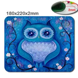 Mairuige Размеры является 180x22ox2mm Резиновые Gaming Mouse Pad Blue Night Owl прямоугольник Коврик для мыши ваш идеальный выбор