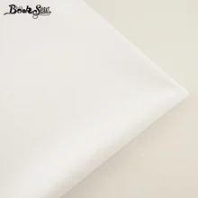Booksew 100% Cotton Fabric White Color Telas Por Metro Home Textile Material Bedsheet Cloth DIY Quilting Tecido Baby Dress Tissu