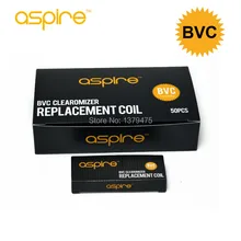 100 шт./лот Aspire BVC ядерный распылитель катушка 1,6/1,8/Ом Aspire катушка эго распылитель головка электронной сигареты катушки головки