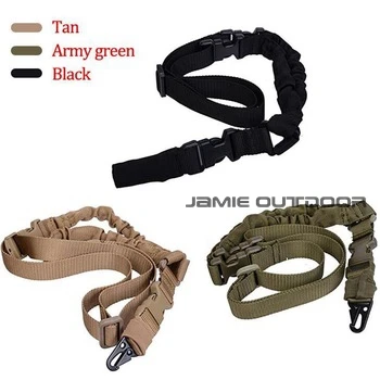 

1000D Heavy Duty Tactical Airsoft Single Point Gun Sling System Strap Adjustable Bungee Rifle Sling for Saftety