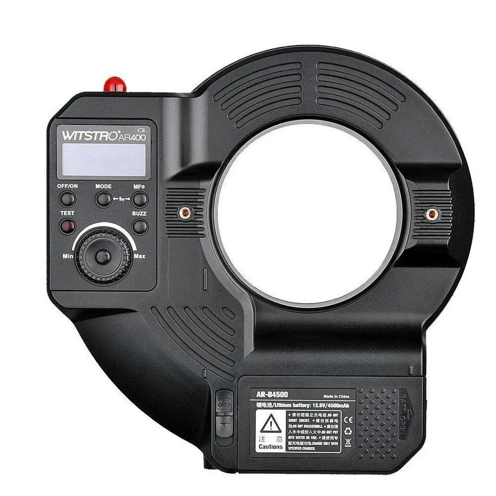 Godox AR400 400 Вт литий ионный аккумулятор ЖК панель мощная Макросъемка светодиодная