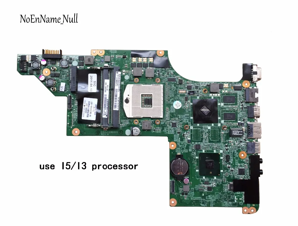 630280-001 Материнская плата для ноутбука hp DV6 DV6-3000 HM55 полностью протестированная материнская плата DA0LX6MB6F2 DA0LX6MB6H1