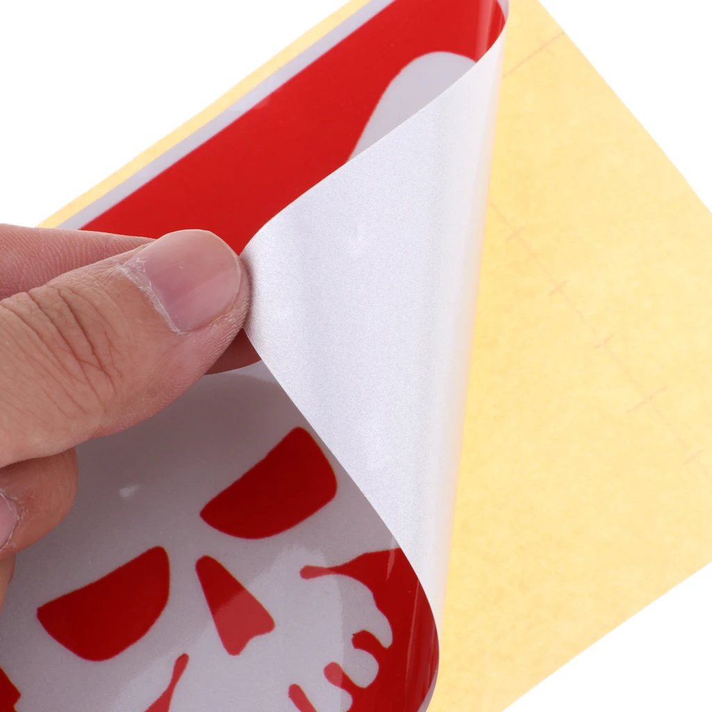 Perfeclan 2Pcs Reflective Scuba Diving Diver Down Flag Kayak Sticker Vinyl Decal Red Waterproof Skeleton Fish Kayak Accessories