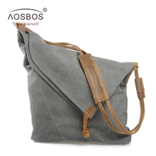 Винтажные сумки на плечо, высокое качество, Воловья кожа, холщовые сумки, повседневные, на молнии, одноцветные, через плечо, сумка-тоут с ремешком из натуральной кожи