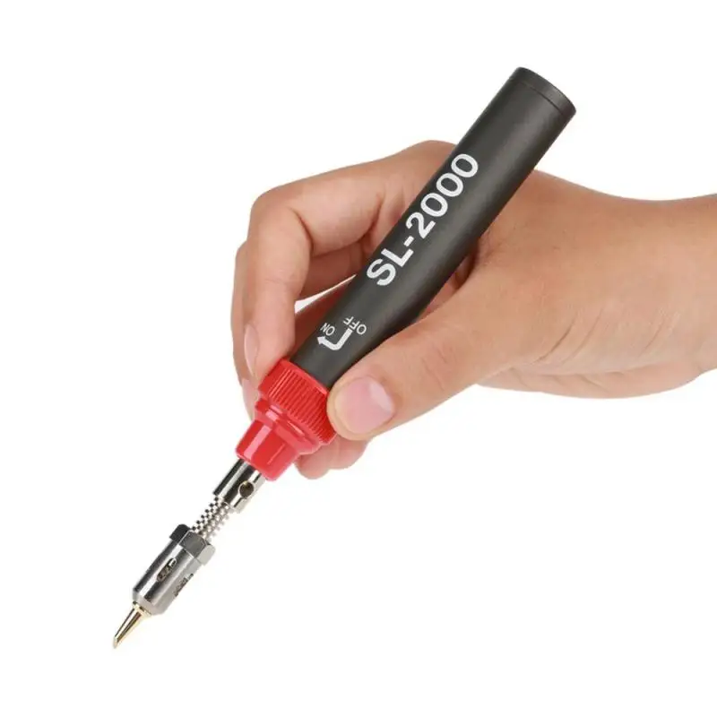 

Portable Cordless Pure Butane Welding Pen Butane Soldering Iron Gas Solder Iron with Heat Core Soldering Tip Welding Tools