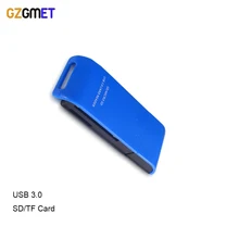 Blue Color storage Adapter 2 in 1 High Speed USB 3.0 SD SD TF USB 3.0 Memory Card Reader