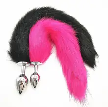 Metal Feather Anal Toys Fox Tail Anal Plug Erotic Anus Toy Butt Plug Sex Toys For Woman And Men Sexy Butt Plug Adult Accessories