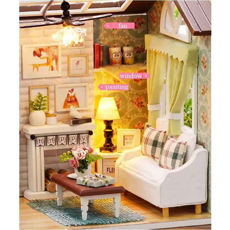 diy dollhouse living room