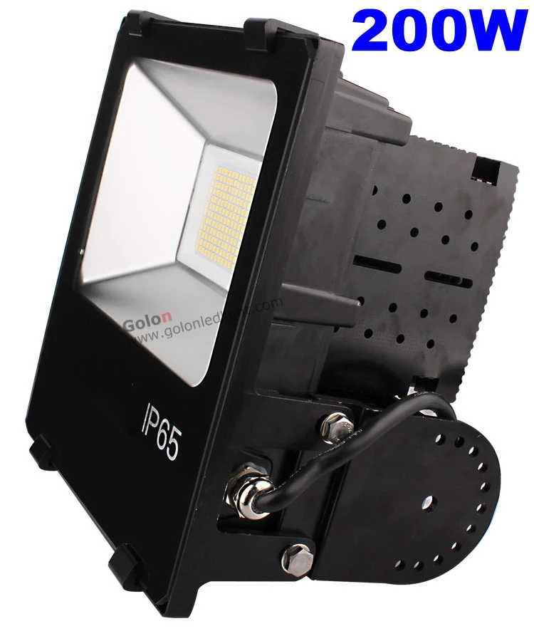 

LED Industrial flood light 200w Meanwell UL driver SMD 3030 led flood lighting 100-277V Fedex free shipping 200 watt LED
