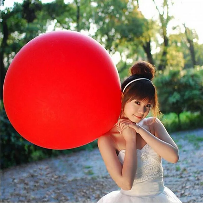 cheap 6pcslot colorful super large balloons helium inflable latex balloons birthday wedding party decor round big giant balloon