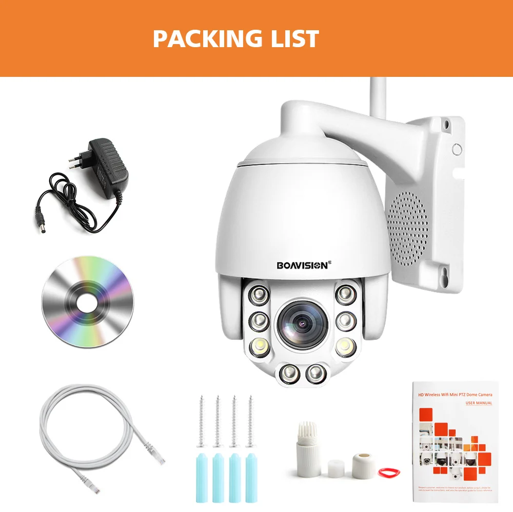 17 PTZ Dome IP Camera 