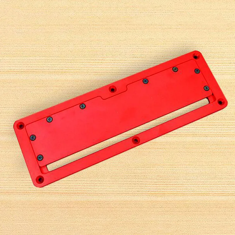 

Aluminum Circular Saw Throat Plate Flip DIY Woodworking Table Cover Plate QJ888