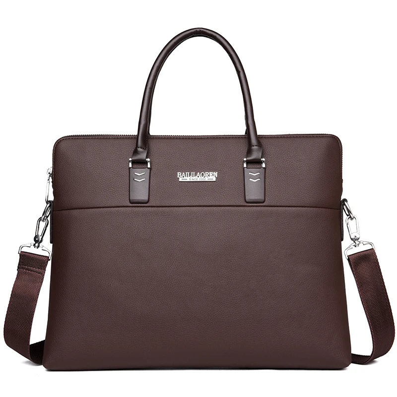 

Soft Handle Men's Briefcase Bag Business Shoulder Handbag Zipper Man Bags Travel Laptop Briefcases Handbags Bag for Man Shoulder