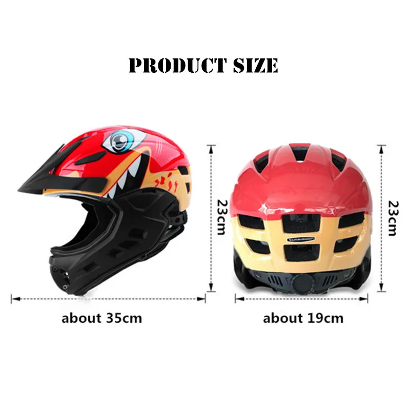 CAIRBULL Kids Bike Helmet Mtb Road Racing Bicycle Helmet Detachable Pro Protection Children 3 in1 Cycling Helmet Cascos Ciclismo