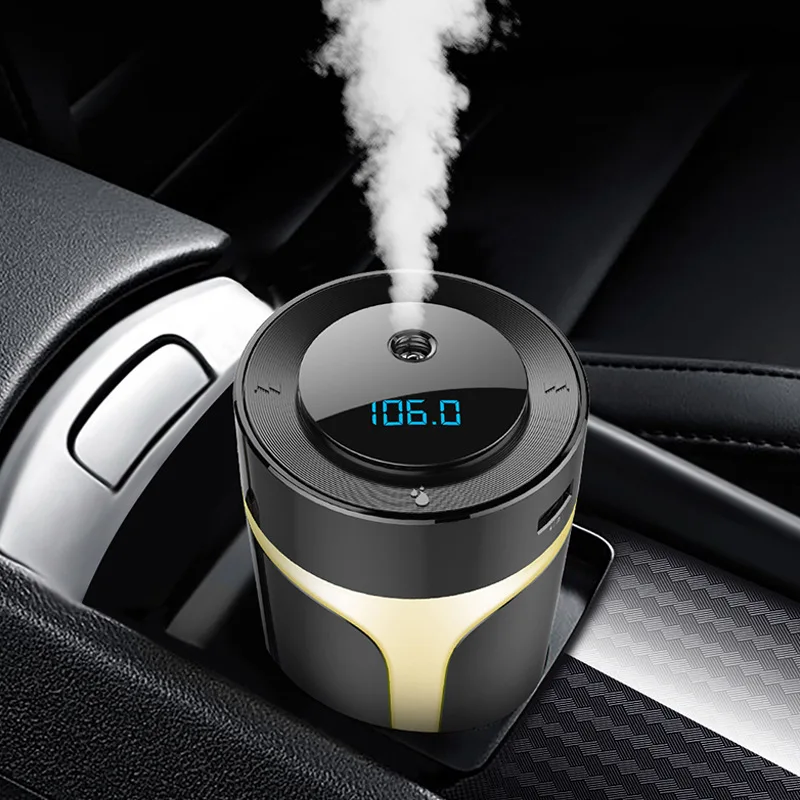 Автомобильный освежитель воздуха USB увлажнитель воздуха Bluetooth Hands-free MP3 плеер автомобильное зарядное устройство Арома эфирное масло диффузор Авто электроника