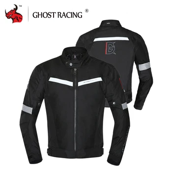 

GHOST RACING Motorcycle Jackets Protective Gear Men Windproof Waterproof Moto Jacket Motocross Off-Road Racing Jacket