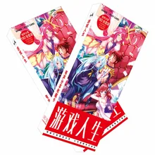 180 шт./компл. Аниме Нет игры нет жизни бумажная открытка/поздравительная открытка/рождественские и новогодние подарки