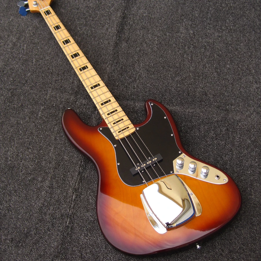 Giggle 4 Строка Sunburst 1969 Jazz Bass 3 тон клен гриф Китай электрический бас Guitarras Бесплатная