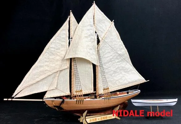 New version Hobby ship model Kits Benjamin W.Latham 1902 sailboat model kits include English Instruction