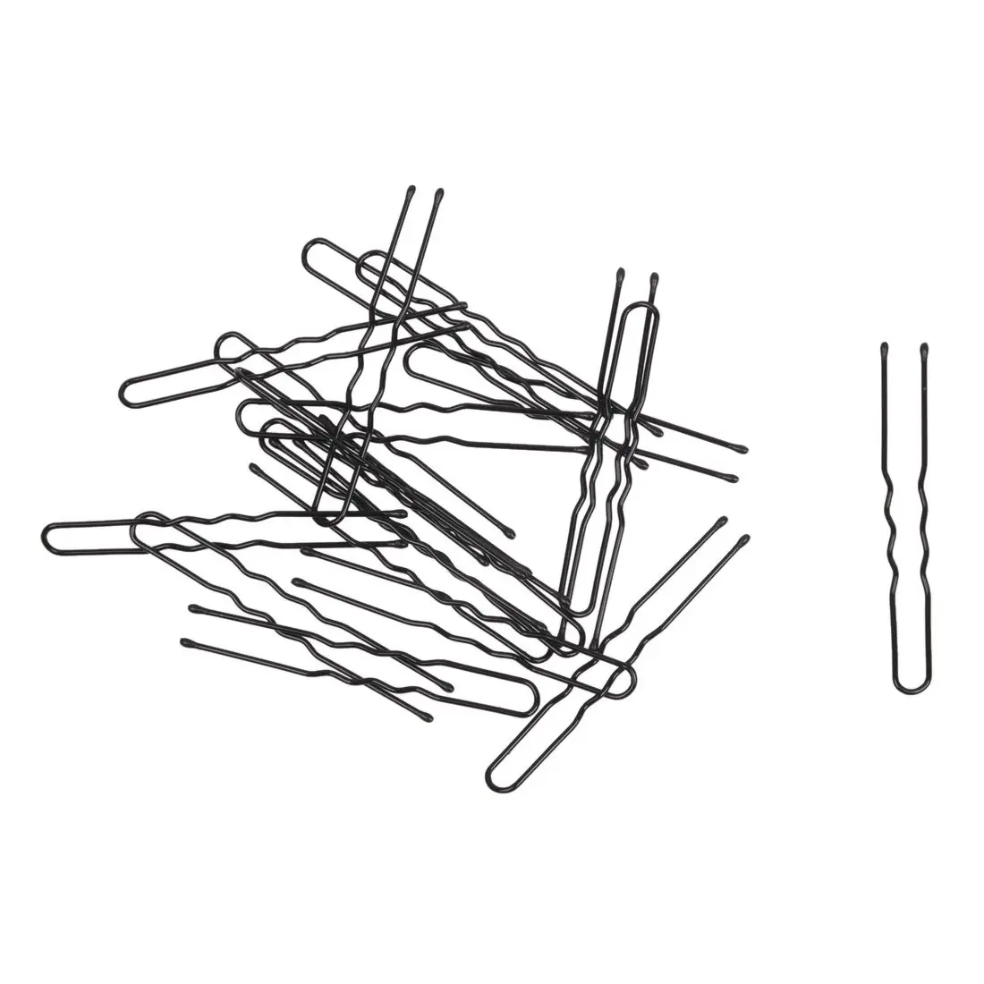 

20 Pcs Black Metal Flexible DIY Hair Bun Hairclip for Lady