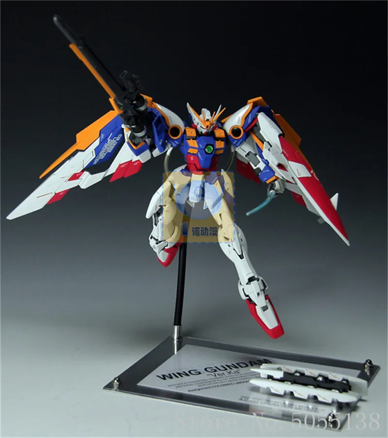 Bandai Gundam модель в наличии сборе 23714 мг 1/100 крыло Ver.Ka искусственная фигурка аниме