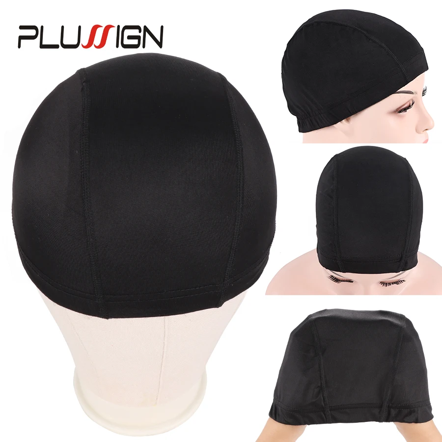 Plussign 12 Pcs/Lot Wholesale Spandex Dome Cap For Wig Making Elastic Mesh Hairnets Weaving Cap Average Size Strech Snood Nylon Plussign 12 Pcs/Lot Wholesale Spandex Dome Cap For Wig Making Elastic Mesh Hairnets Weaving Cap Average Size Strech Snood Nylon