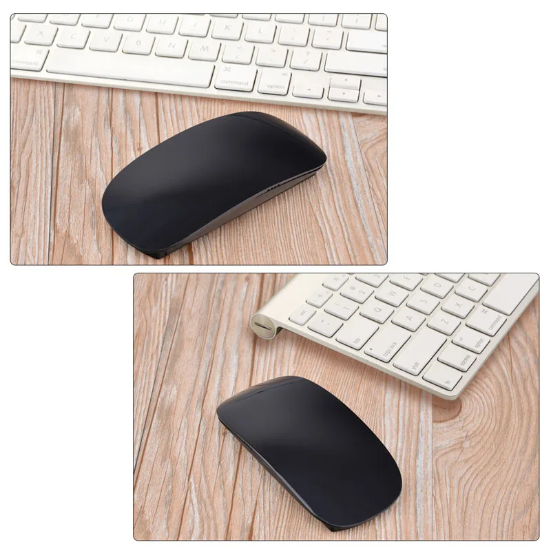 Высокое качество ультра тонкий бесшумный USB 2 4G Беспроводная оптическая мышь для