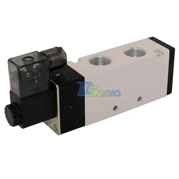 

Good Quality 1/2" DC 12V 5 way 2 position Pneumatic Electric Solenoid Valve NPT Air Aluminum