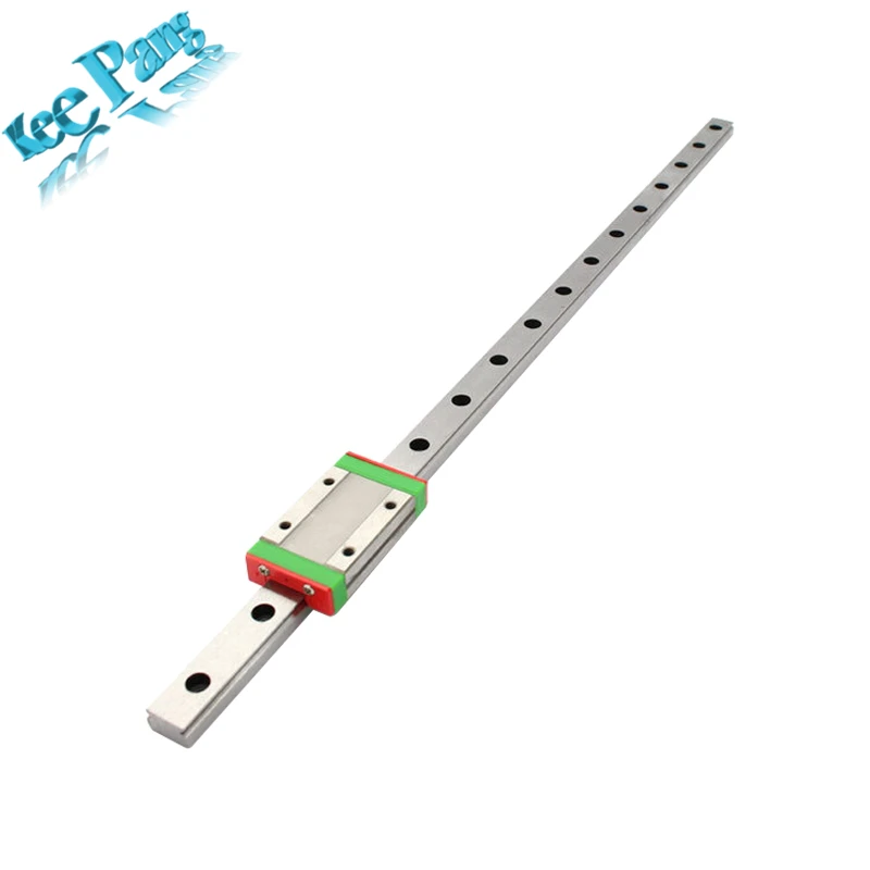 CNC Kossel Mini MGN12 Miniature Linear Rail Slide 3D Printers Parts 400mm 12mm MGN12H Carriage For