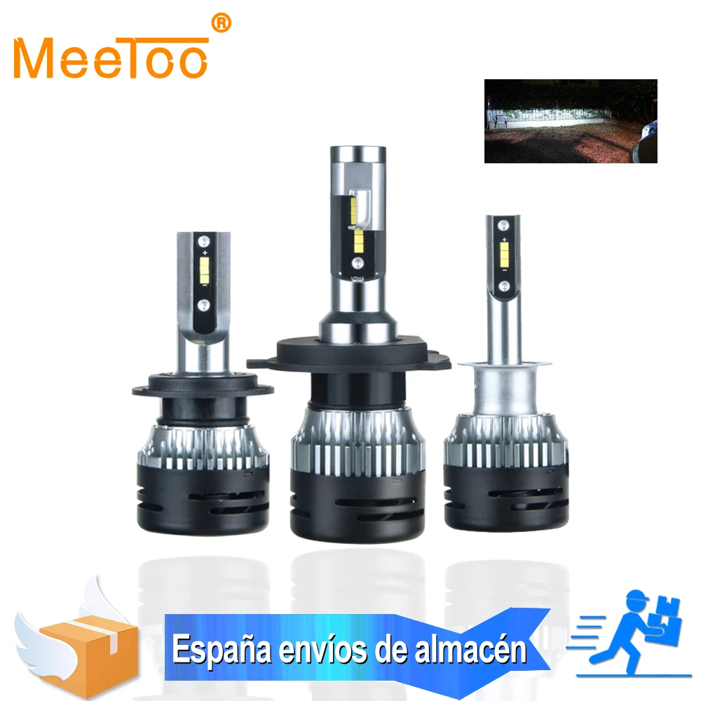 

H4 Led Car Headlight H7 LED Bulb H1 H11 H8 H9 HB4 HB3 HIR2 12V Luces Led Para Auto 50W 6500K 10000LM 9007 9004 24V Auto Headlamp