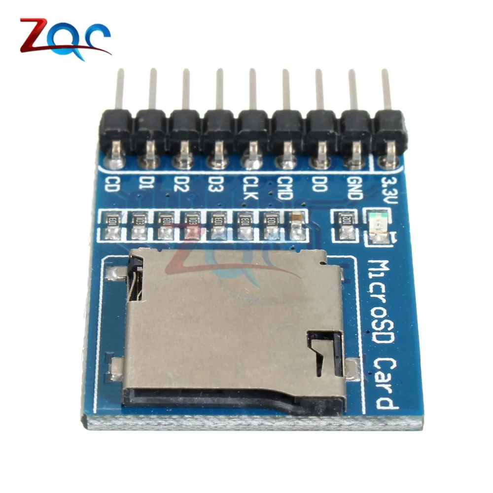 Micro SD TF кардридер чтение и запись модуль памяти плата для Arduino 9 Pin Pin|board for arduino|board