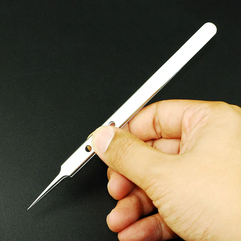 

Tweezers PPD Vents Non-Slip Long Scorpion High Elastic Fine Pointed Mobile Phone Repair Clip Tweezers Hand Tools