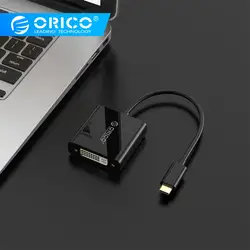 ORICO type-C Male to HDMI VGA DVI женские кабели большой экран 4 к HD разрешение HD Adpater для ноутбука ТВ проектор XD-122 и 121 и 125
