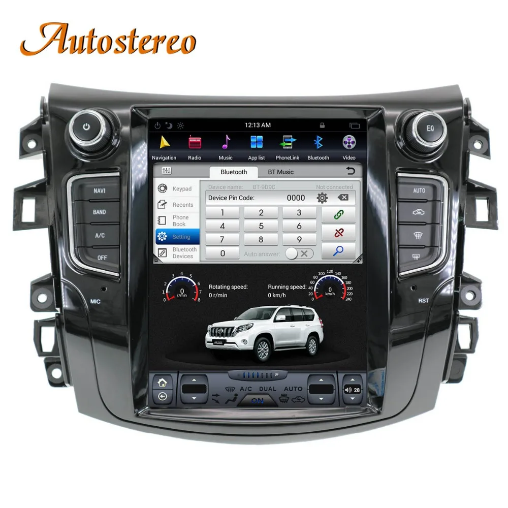 Cheap Tesla style Android9 Car GPS Navigation For NISSAN NP300 Navara 2014+ multimedia tape radio recorder head unit PAD No DVD player 4