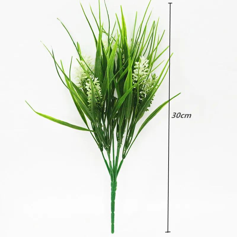 Flone 7 Branch Romantic Provence Lavender Plastic Flower Artificial Flowers Grain Wedding Home Home Decorative Simulation Flower (29)