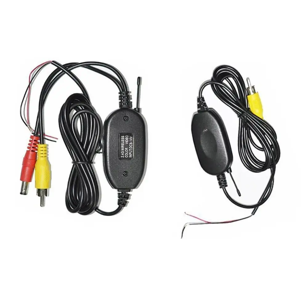 

2.4G Wireless Color Video Transmitter and Receiver for The Vehicle Backup Camera/Front Car Rear Camera Wireless RCA Video