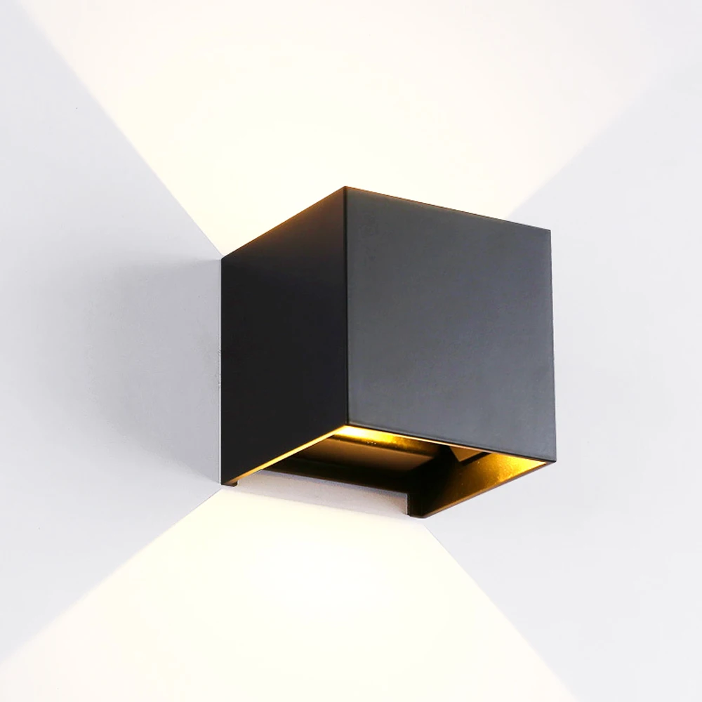 Fashion Modern wall sconce LED aluminum waterproof Dimmable wall lamp bedroom corridor hall ...
