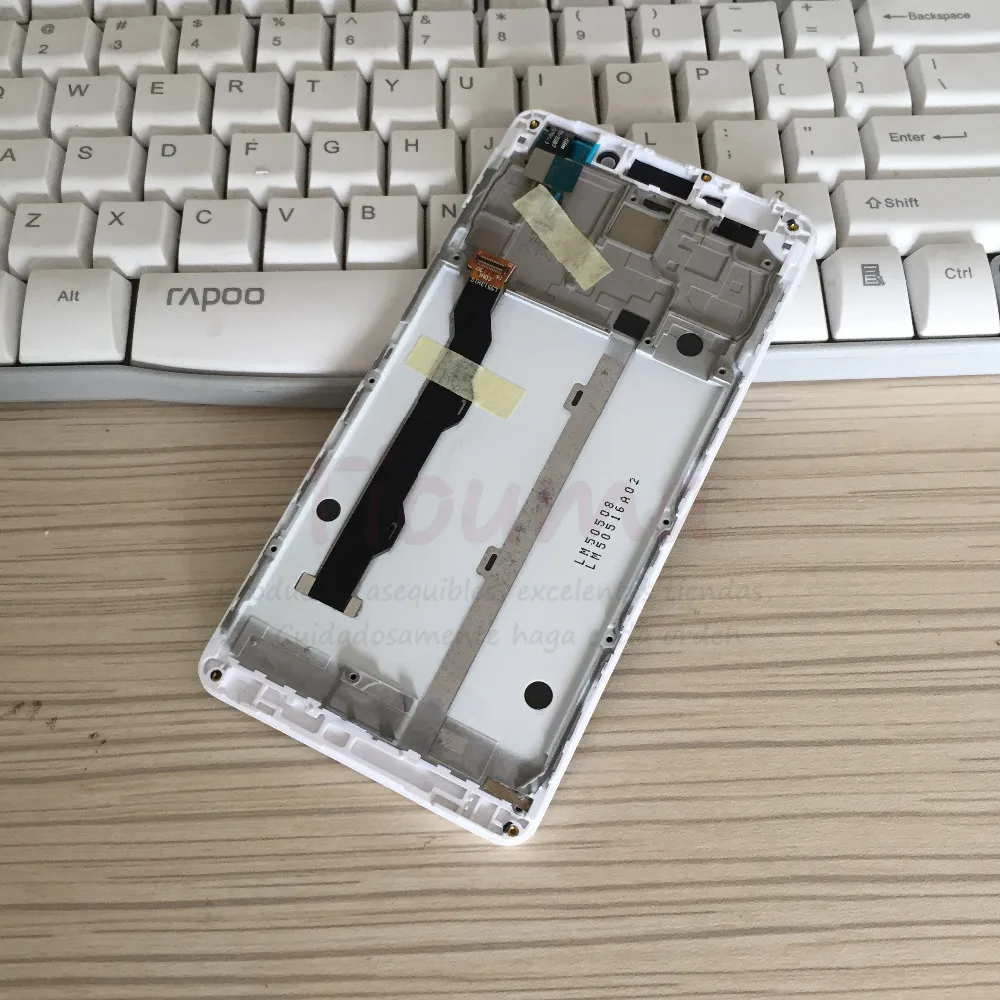 Lenovo A5600 LCD Display With Frame white (13)