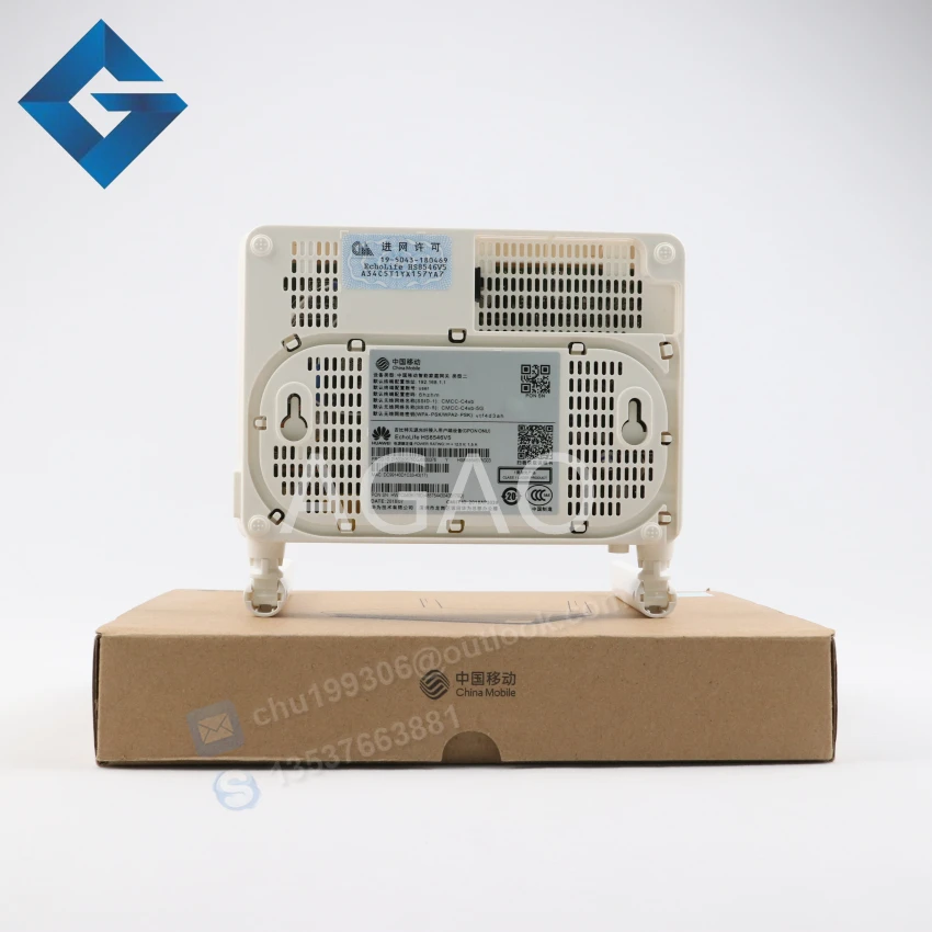 4 шт. в партии/ Hua wei HS8546V5, GPON ONU, 4GE+ 1Tel+ wifi+ USB, 2,4G& 5G двухдиапазонный wifi, английский, вариант hs8546v