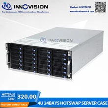 Super huge storage 24 bays 4u hotswap rack NVR NAS server chassis S46524