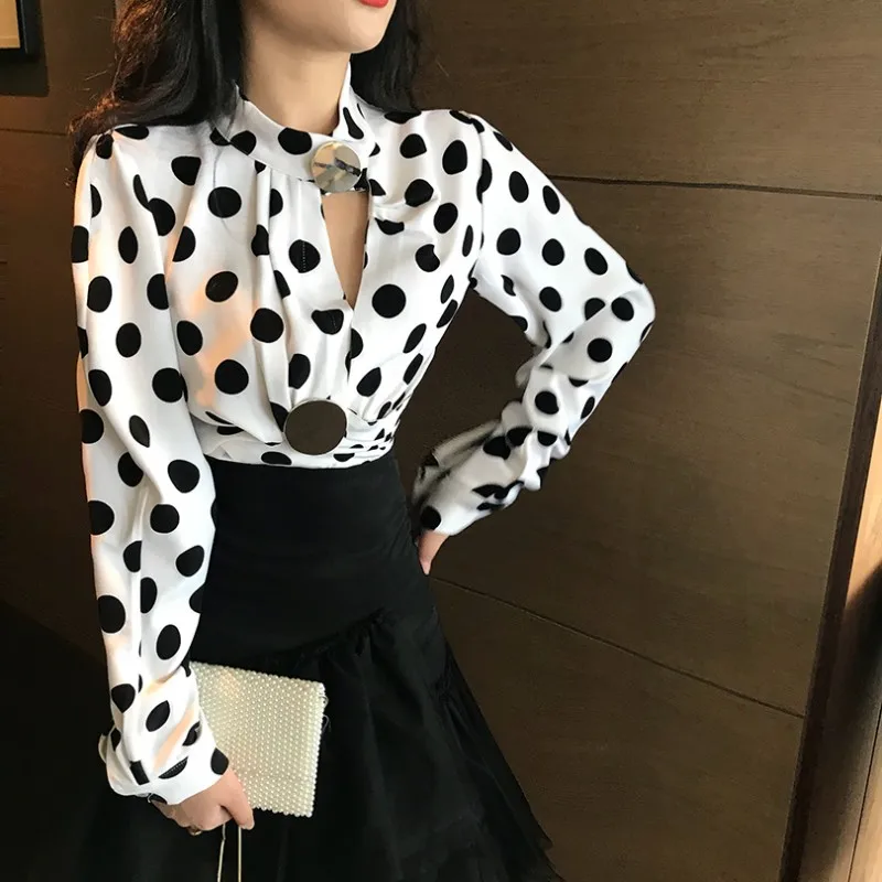 2019New Arrival Women Tops Casual O Neck Long Sleeves
