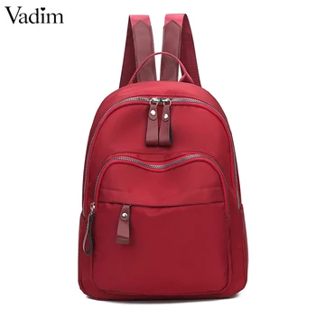 

Vadim Waterproof Oxford Bag Women Backpack Small Female School Bags for Teenage Girls Bookbag Ladies Travel Backpack Sac a Dos